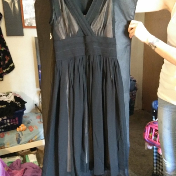 Banana republic sheer dress - Picture 2 of 6